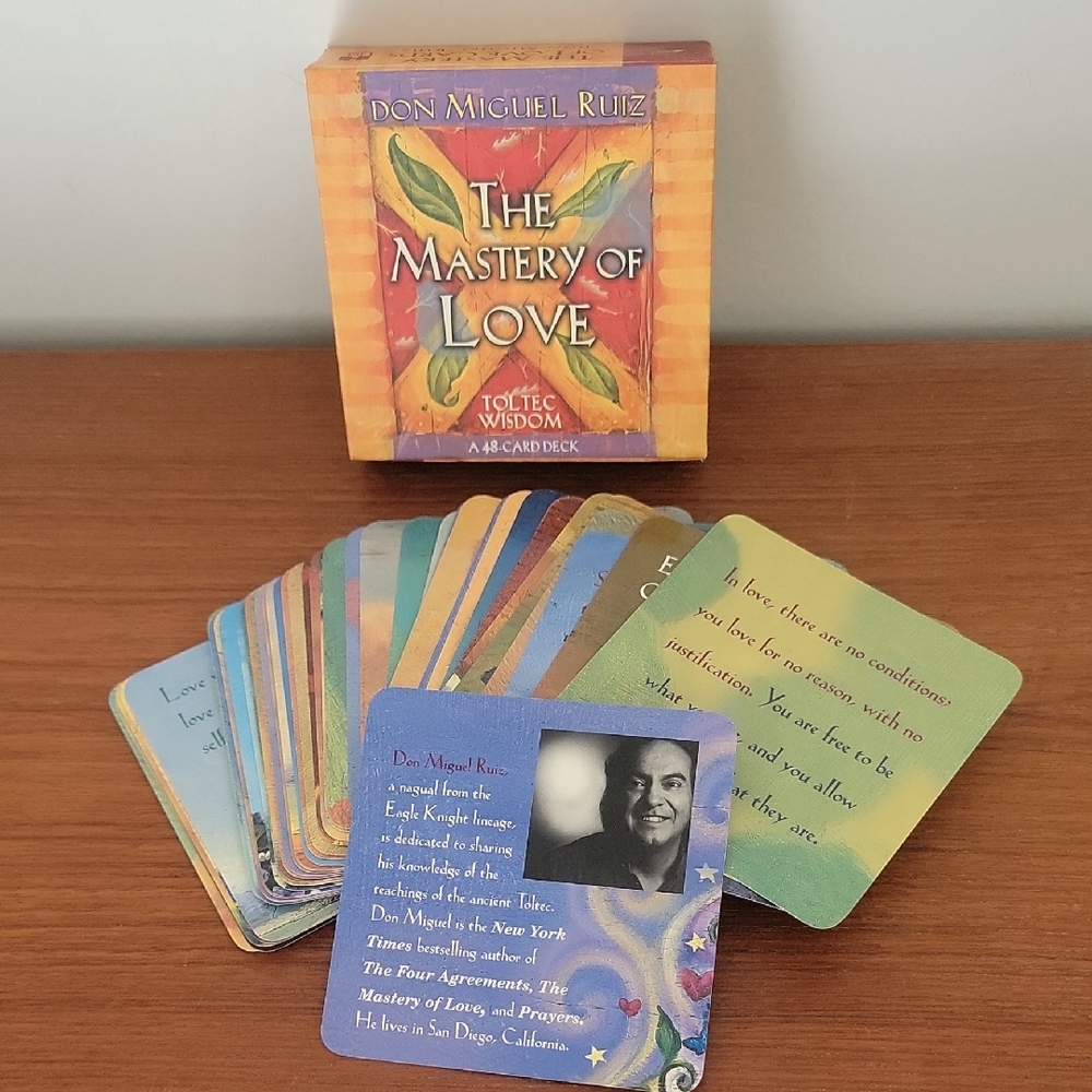 The Mastery Of Love Don Miguel Ruiz 48 Card Deck  Bin9